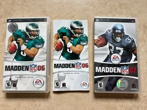 Madden NFL 06 & 07 (Sony PSP, 2006) 06 Complete CIB - Picture 1 of 13