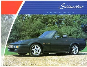 Reliant Scimitar Sabre Specifications 1994-96 UK Market Single Sheet Brochure - Picture 1 of 2