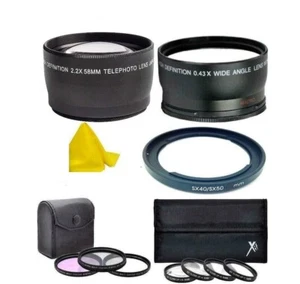 Kit de filtro de lente para Canon PowerShot SX540 SX530 SX520 SX70 SX60 SX50 SX40 SX30 - Imagen 1 de 7