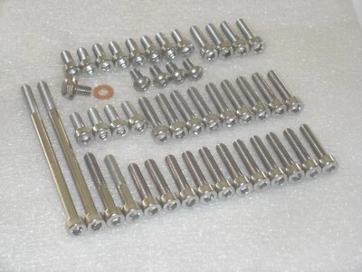 Kit de pernos Allen de acero inoxidable 51 piezas cubiertas de motor Kawasaki ZR1000 Z1000 2003-06 Foto 1 de 4