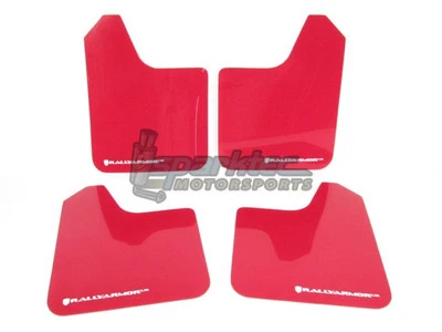 Rally Armor Universal UR Mud Flaps Red with White Logo Car/Truck/SUV ALL NEW - Image 1 of 4