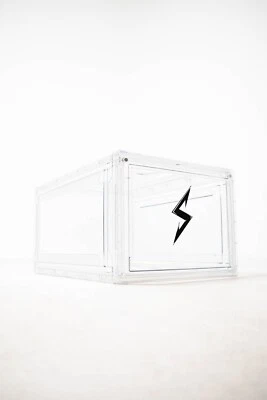 Caja de Almacenamiento Magnética para Zapatos Caída Lateral/Frontal Zapatilla Estuche Apilable Contenedor XL Foto 1 de 3