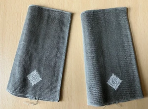 Dienstgradabzeichen Bundeswehr Oliv weiß Heer Leutnant alte Art Bw - Bild 1 von 2
