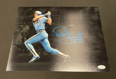 Robin Yount Signed Milwaukee Brewers 11x14 Photo w/ AL MVP 82-89 JSA WIT COA - Image 1 of 3
