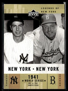 2001 Upper Deck Legends of New York Joe DiMaggio #155 New York Yankees - Picture 1 of 2