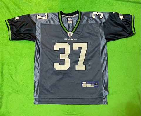 Shaun Alexander Seattle Seahawks NFL Authentic Jersey #37, Men’s Size 48 Sewn Cover