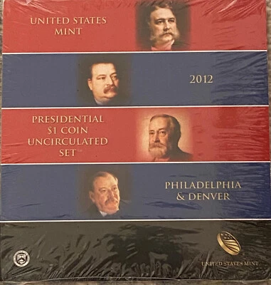 2012 United States Mint Presidential $1 coin, uncirculated coin set - Image 1 of 4