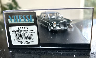 Ltd Ed 1271/2500 Vitesse MERCEDES 300SE 1961 — зеленый и серый — 1:43 — L149B  - Изображение 1 из 4