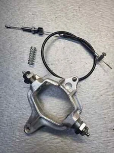 Harley WL WLA WLC WLD UL Flathead Front FENDER Siren Bracket + Cable + Spring - Picture 1 of 3
