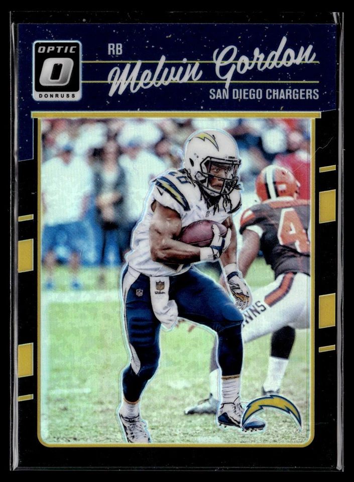 2016 Donruss Optic  Black #84 - Melvin Gordon /25 - Image 1 of 2