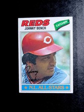 1977 Topps baseball #70 Johnny Bench