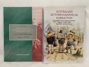 Australian Autobiographical Narratives: Annotated Bibliography vols 1&2 ~ PB vgc - Picture 1 of 18