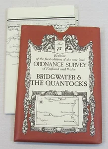 Ordnance Survey Map Bridgwater & The Quantocks Sheet 75 Reprint 1st Edition - Picture 1 of 3