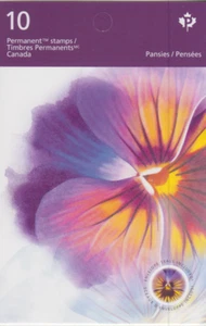 CANADA 2015 FLOWER BOOKLET PANSIES SC BK 614 MINT NEVER HINGED - Picture 1 of 1