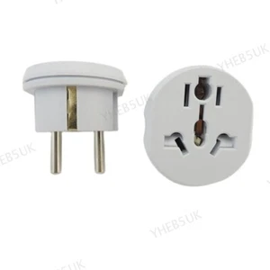 Au Uk Us To Eu Euro Plug Adapter Converter European Travel Ac Power Socket 8H - Picture 1 of 5