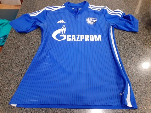 SCHALKE 04 2010/2012 HOME FOOTBALL SHIRT JERSEY ADIDAS SIZE S WOMEN #F Cover