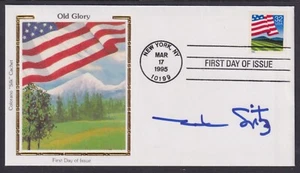 Mark Spitz, American 9-time Olympic Swimming Champion, signed American Flag FDC - Picture 1 of 1