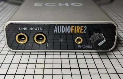 Echo AudioFire2 Audio Interface - Analog TRS, FireWire, MIDI - Mac OSX - Image 1 of 3