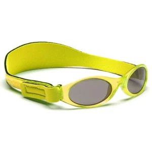 Kids Sunglasses Boys Children Shades Kidz Banz Yellow Retro 2-5yrs - Picture 1 of 1