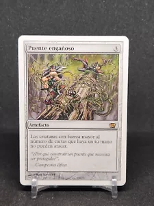 MTG Ensnaring Bridge – 8th Edition Magic Card # 300 (Spanish Language) LP - Picture 1 of 2