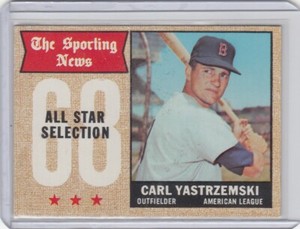 AM: 1968 Topps Baseball Card #369 Carl Yastrzemski AS Boston Red Sox - ExMt-NrMt