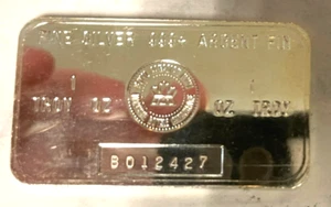 Vintage Royal Canadian Mint 1oz .999 Silver Bar #993 - Picture 1 of 3