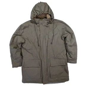 RFT Rainforest Jacket Hooded Coat Mens XL Polyester Filled Green Removable Hood - Picture 1 of 24