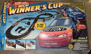 Nascar WINNER'S CUP Electric  RACING SET, HO Scale in Box - Picture 1 of 4