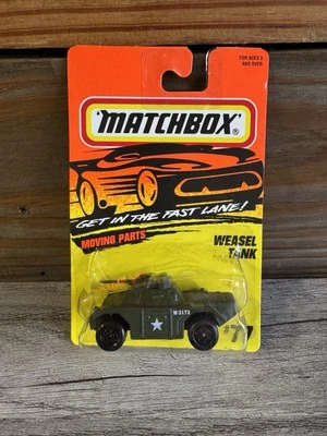 1996 Matchbox #77 ARMY WWII Military Studebaker Weasel Tank NIP - Image 1 of 4