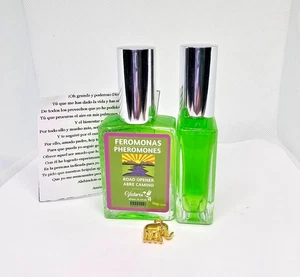 PERFUME ABRE CAMINOS / ROAD OPENED ATRAE SUERTE EXITO FORTUNA LIMPIA DINERO 1PC - Picture 1 of 3
