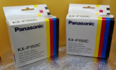 Panasonic KX-P150C color printer ribbon lot 2 NOS in box - Image 1 of 4