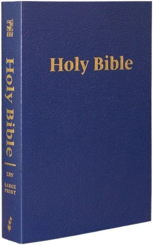 HOLY BIBLE: EASY TO READ ; ERV LARGE PRINT NAVY BLUE - Image 1 of 1
