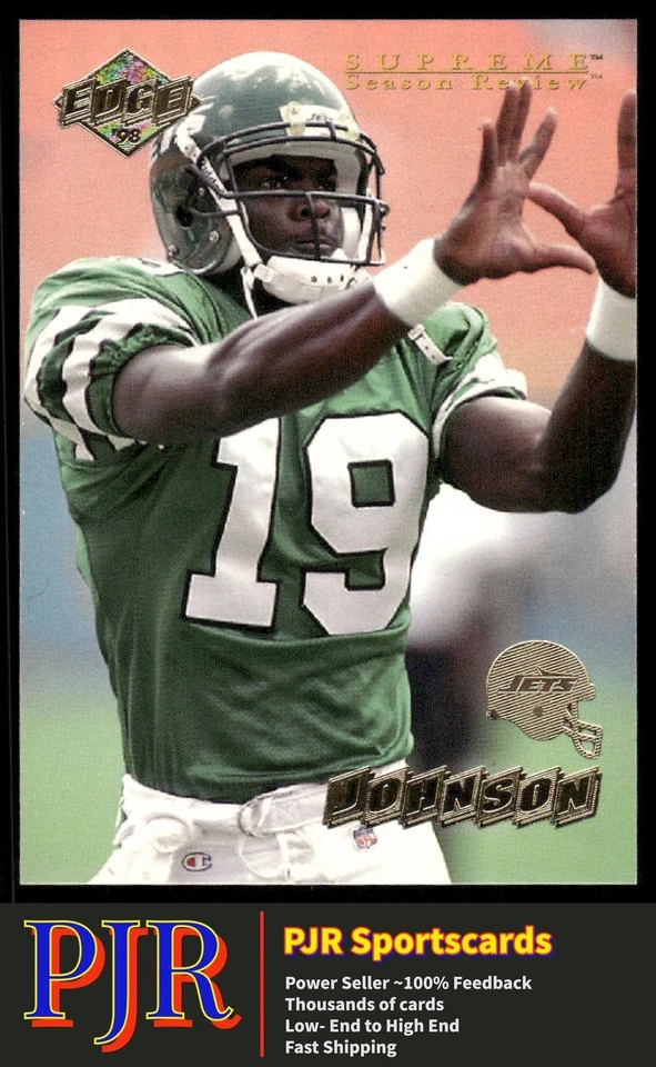 Keyshawn Johnson 1998 Collector's Edge Supreme Season Review #125 New York Jets - Image 1 of 2