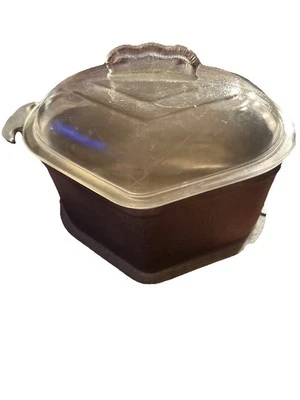 Olla de cocina de acero martillado triángulo servicio guardián usada en excelente estado 1933-56 ¡de colección! Foto 1 de 4