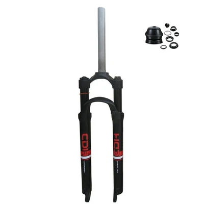 29" Bicycle Suspension Fork 28.6mm Threadless w/Headset Single Shoulder Disc - Image 1 of 4