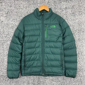 The North Face Jacket Mens Small Green 550 Down Puffer Quilted Insulated Coat - Picture 1 of 20