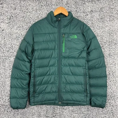 The North Face Jacket Mens Small Green 550 Down Puffer Quilted Insulated Coat - Image 1 of 4