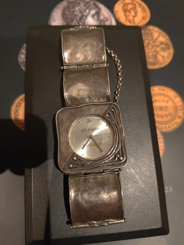 Reloj para mujer Silpada Designs de plata de ley - 55 gramos de ley sin probar Foto 1 de 4