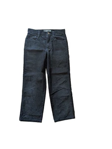 Cherokee Boys Long 92% cotton Black Pants Size 8 adjustable waist - Picture 1 of 11