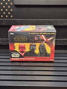 Star Wars The Rise of Skywalker 2019 Topps Sealed Box 61 Cards! Medallion Card! - Imagen 1 de 18