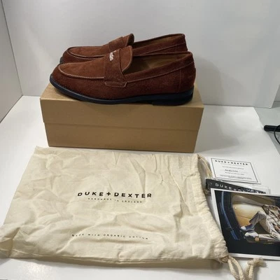 Mocasines Duke + Dexter WILDE Pecan Penny Talla EE. UU. 12,5-13 Reino Unido Talla 12 + Caja y Bolsa para el Polvo Foto 1 de 4