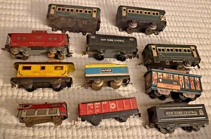 Lot 11 Vintage Blech Litho Zug Spielzeug Marx O/O27 VORKRIEG SAN FRANCISCO CABLE CAR ++ - Bild 1 von 4