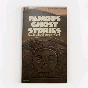 Famous Ghost Stories by Bennett Cerf 1974 Paperback Halloween Vintage Horror  - Picture 1 of 17