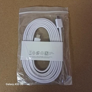 Genuine Original Samsung USB-C to USB-C 3A Super Fast Charging Cable White 1.8m - Picture 1 of 6