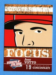 2012 Panini Triple Play #241 Joey Votto FOC Cincinnati Reds - Picture 1 of 1