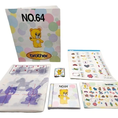 Brother Embroidery Design Card No. 64 for Brother Baby Lock Bernina - image 1 of 4