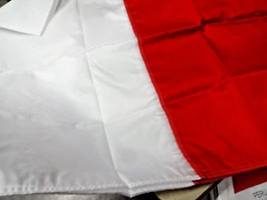 HUGE Peruvian Peru Civil Flag 6 Ft by 10 Ft Brass Grommets NEW Never Used - Picture 1 of 6