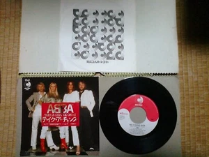 ABBA : Take A Chance On Me / I'm A Marionette ; JAPAN Discomate 7 inch 45 PS - Picture 1 of 4