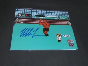 Mike Tyson - 2022 Leaf Collection - handsigniertes Foto - 8x10 - Beckett COA -TKO - Bild 1 von 2