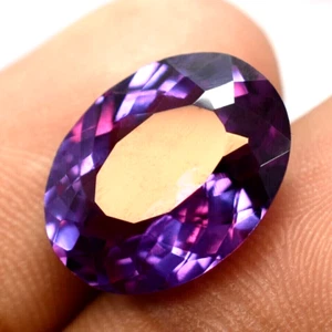 AA+ 37.7 Ct Certified Natural Bi-Color Flawless Sapphire Oval Cut Loose Gemstone - Picture 1 of 7